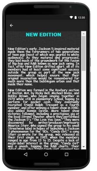 New Edition Song & Lyrics screenshot 3