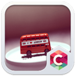 Cartoon London Bus Theme иконка