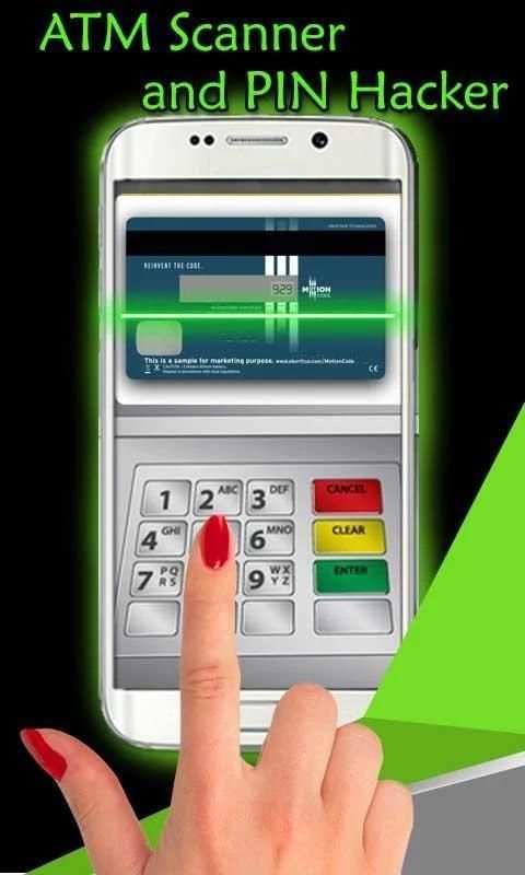 ATM Card Scanner and Pin Number Hacker Prank скриншот 3
