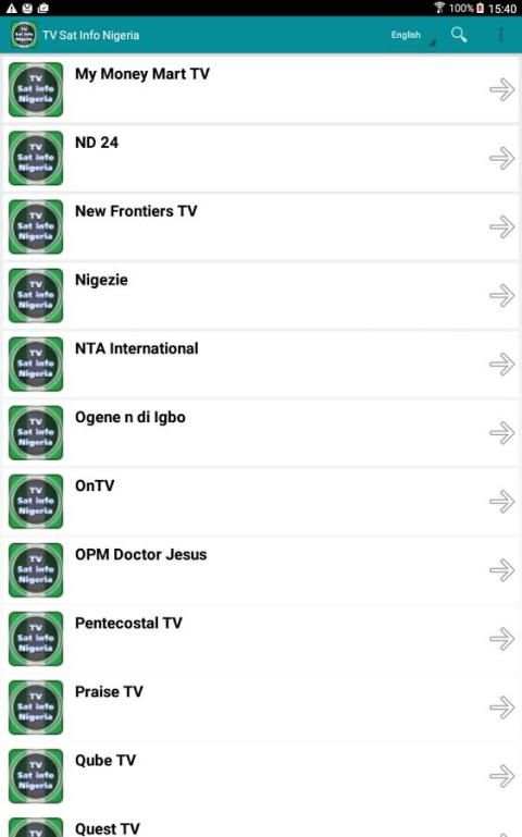 TV Sat Info Nigeria स्क्रीनशॉट 9