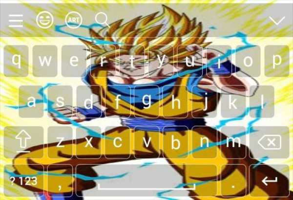 Dragon Goku Keyboard Theme screenshot 4