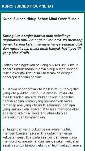 Gaya Hidup Sehat screenshot 1