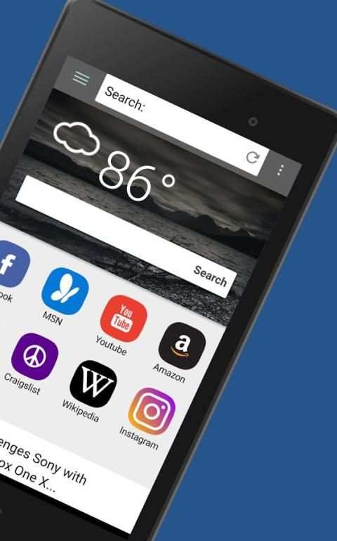FastPage Browser - Fast, Private Web Search screenshot 1