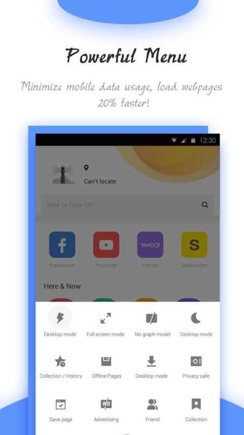 Goldeness Browser - Small, fast, private, easy use screenshot 2