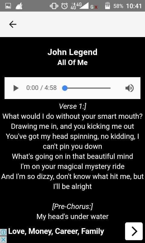 Karaoke Song Lyrics screenshot 1