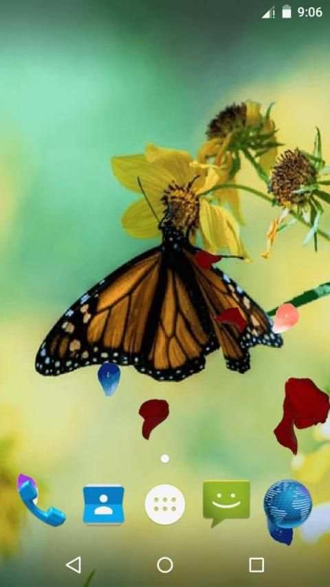 Magic Touch - Butterfly LWP screenshot 1