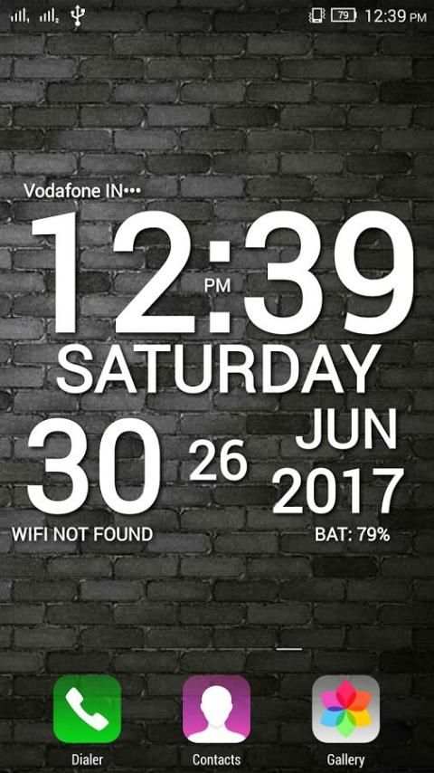 WP Clock screenshot 2
