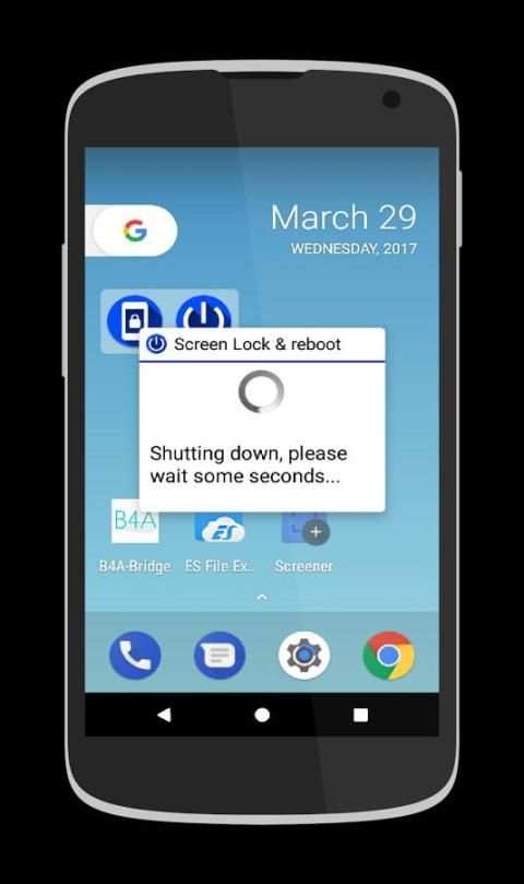 Screen lock & reboot widget स्क्रीनशॉट 6