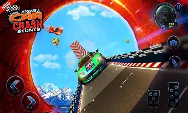 Impossible Car Crash Stunts - Car Racing Game 13 تصوير الشاشة