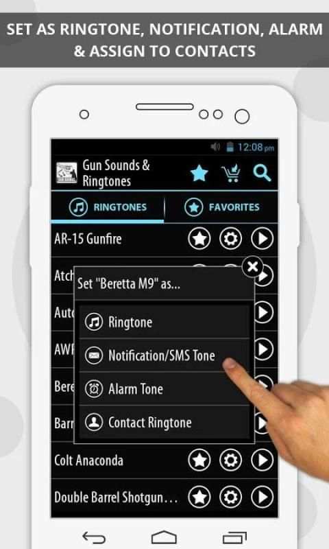 Gun Sounds & Ringtones скриншот 3