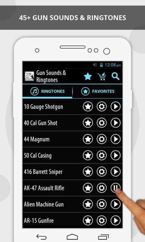 Gun Sounds & Ringtones скриншот 4