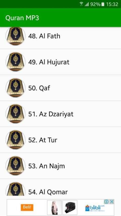 Quran MP3 Full Offline 3 تصوير الشاشة
