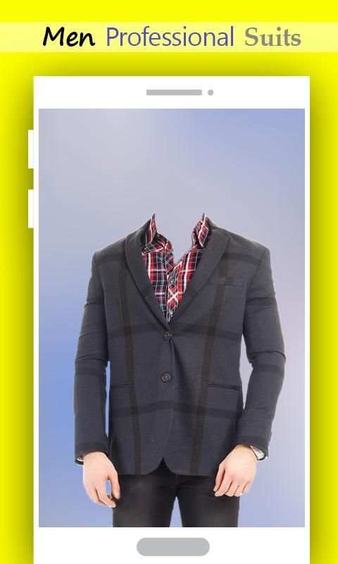Men Professional Photo Suit HD скриншот 1