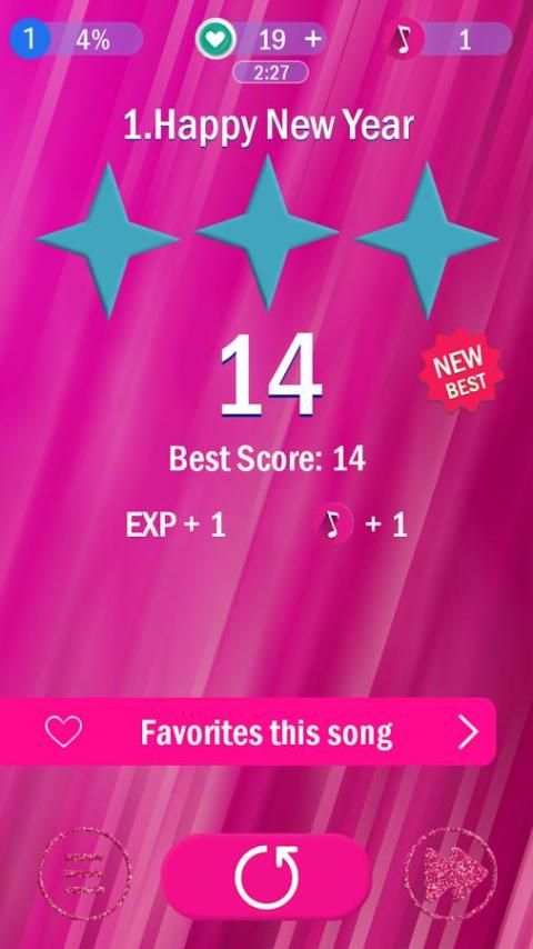 Piano Pink Tiles screenshot 1