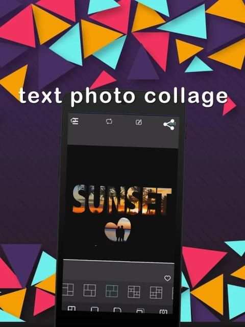 Text Collage Maker-Text Photo Editor screenshot 1