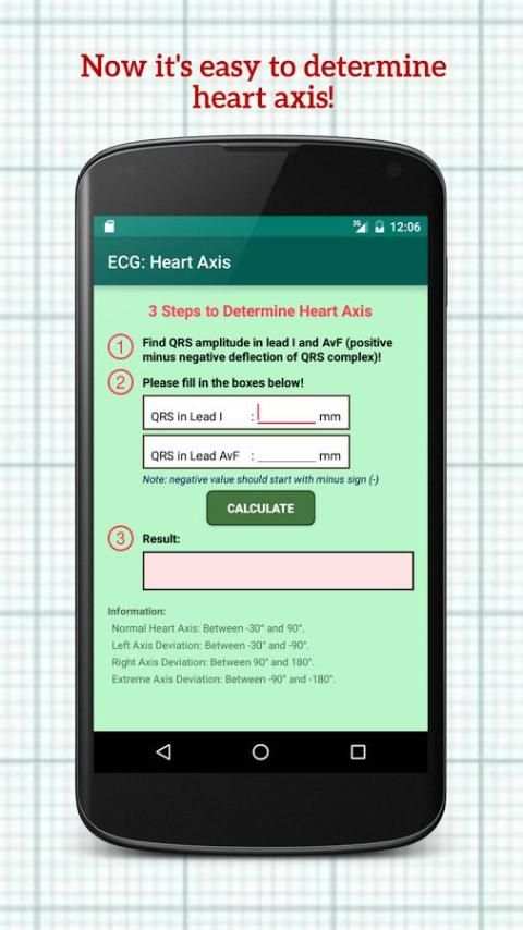 ECG: Heart Axis 4 تصوير الشاشة