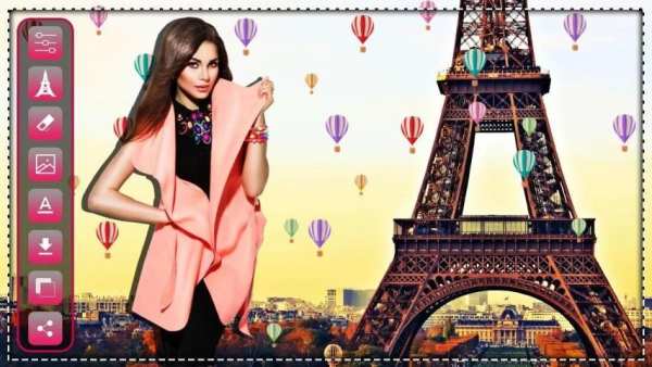Paris Photo Editor & Frames скриншот 2