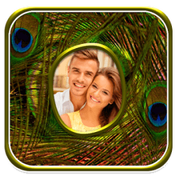 ikon Peacock Feather Photo Frames