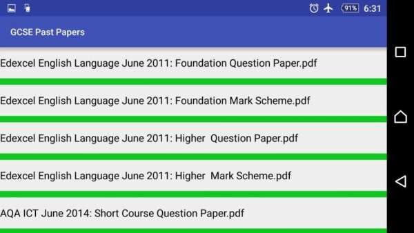 GCSE Past Papers 1 تصوير الشاشة