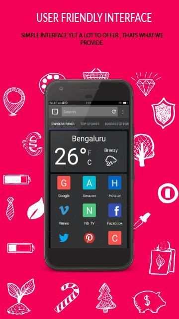 Ultimate Mini Browser स्क्रीनशॉट 3