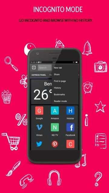 Ultimate Mini Browser स्क्रीनशॉट 5