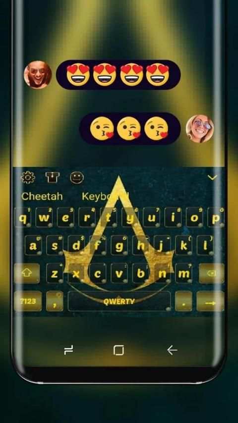 Golden Death Symbol Keybaord 3 تصوير الشاشة