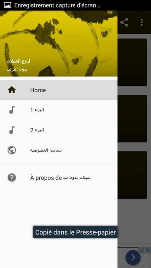 تطبيق شيلات بدون نت скриншот 1
