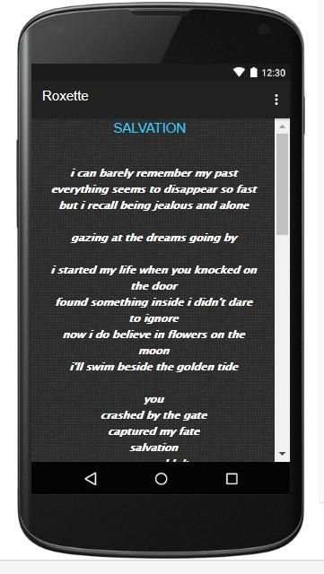 Roxette - Song & Lyrics screenshot 1