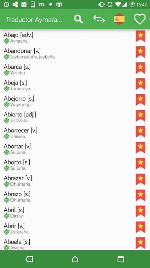 Traductor Aymara Español screenshot 3