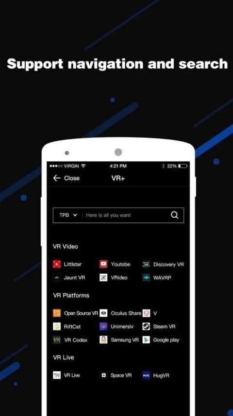 Go VR Player -3D 360 cardboard 1 تصوير الشاشة