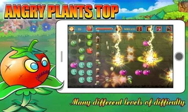 Angry Plants Top स्क्रीनशॉट 2