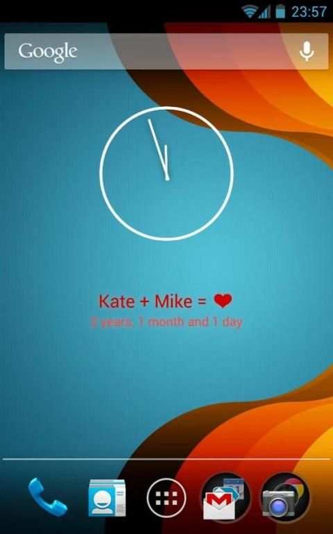 Love widget 3 تصوير الشاشة