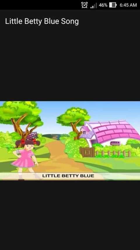 Little Betty Blue Children Learning Song Offline screenshot 2