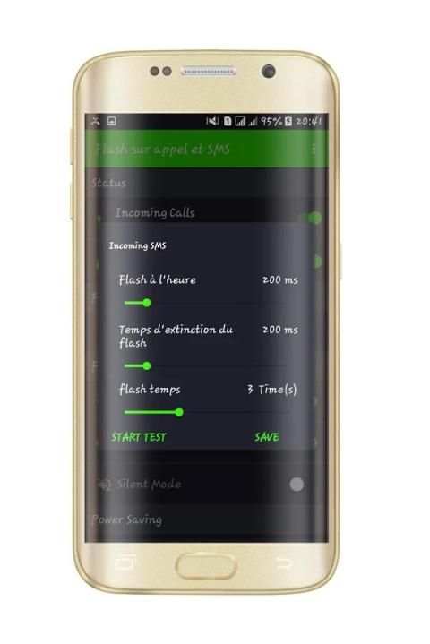 Flash on SMS and Call Free screenshot 2