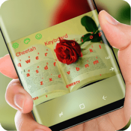 Rose Book Keyboard Love Story Theme иконка