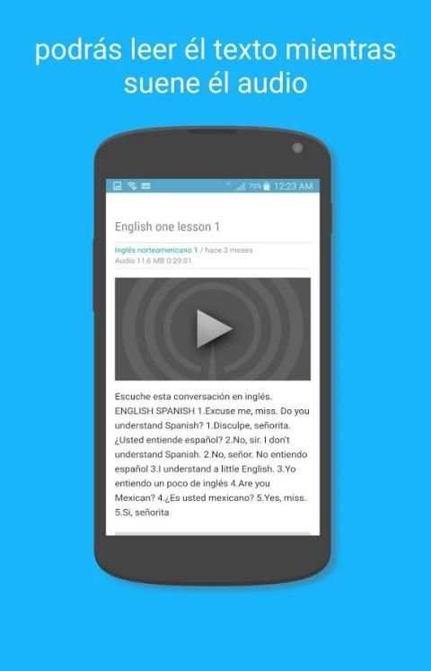 Aprende Ingles Audio 3 تصوير الشاشة
