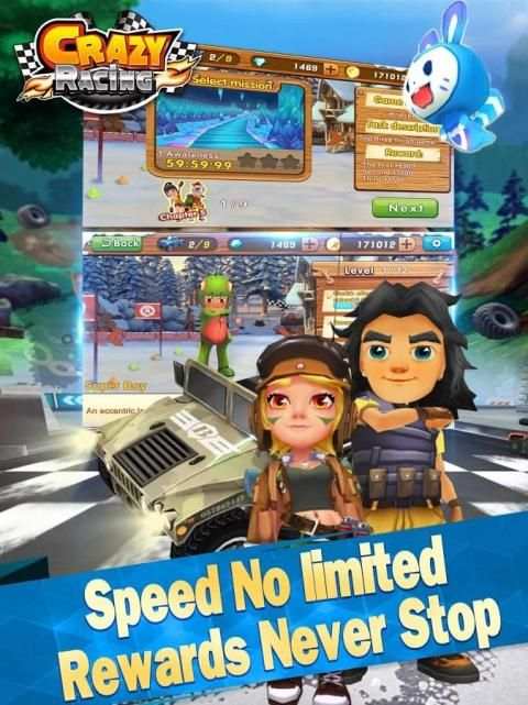 Crazy Racing - Speed Racer screenshot 1