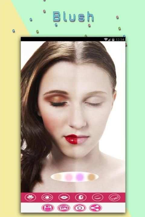 Photo Face Selfie Makeup * Makeup Cam * screenshot 4