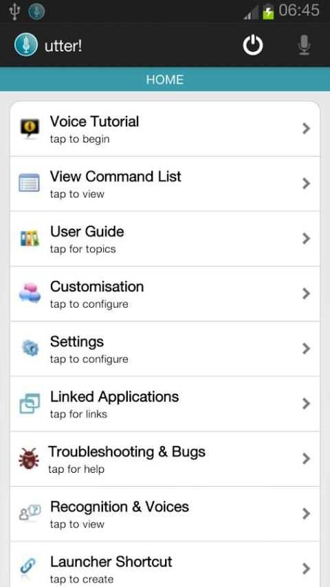 utter! Voice Commands (Deprecated) 5 تصوير الشاشة