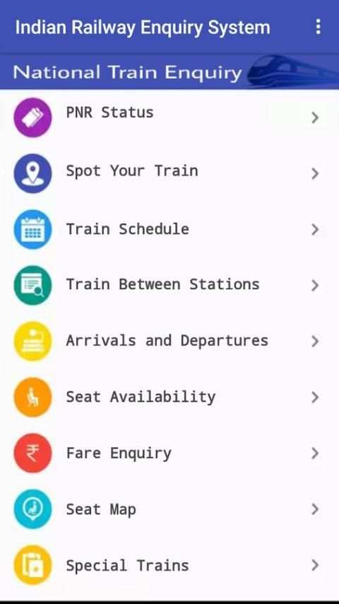 Indian Railway, Train PNR , Running Status & IRCTC screenshot 6