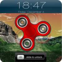 Fidget Spinner Clock - Fidget Spinner Lock Screen