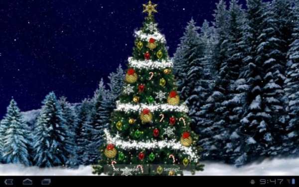 Christmas Tree Live Wallpaper скриншот 1