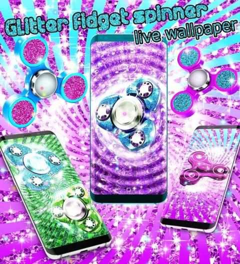 Glitter fidget spinner wallpapers screenshot 6