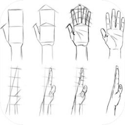 सरल ड्राइंग ट्यूटोरियल आइकन