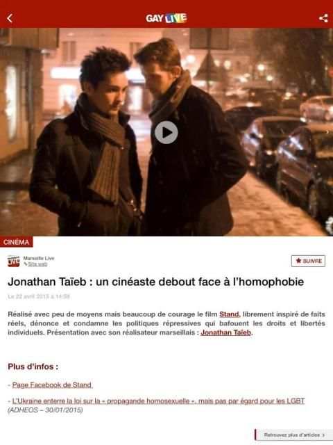 Gay Live : all LGBT news screenshot 2