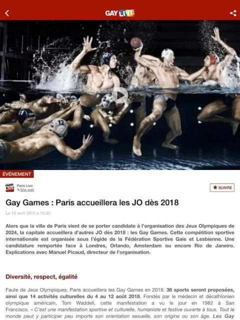 Gay Live : all LGBT news screenshot 3