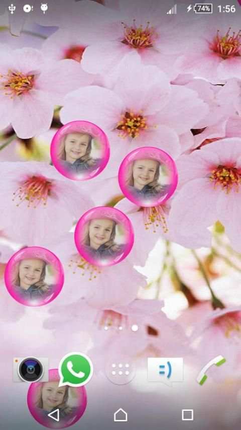 Sakura Live Wallpaper स्क्रीनशॉट 1