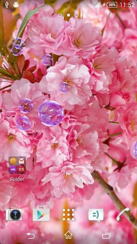 Sakura Live Wallpaper स्क्रीनशॉट 3