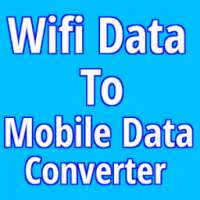 Wifi Data To Mobile Data Converter(Simulator)