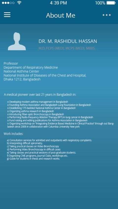 Dr. M. Rashidul Hassan screenshot 1
